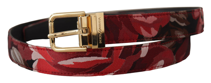 Dolce & Gabbana Leather belt in red