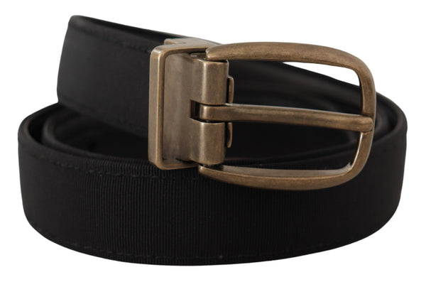 Dolce & Gabbana Grosgrain belt in black