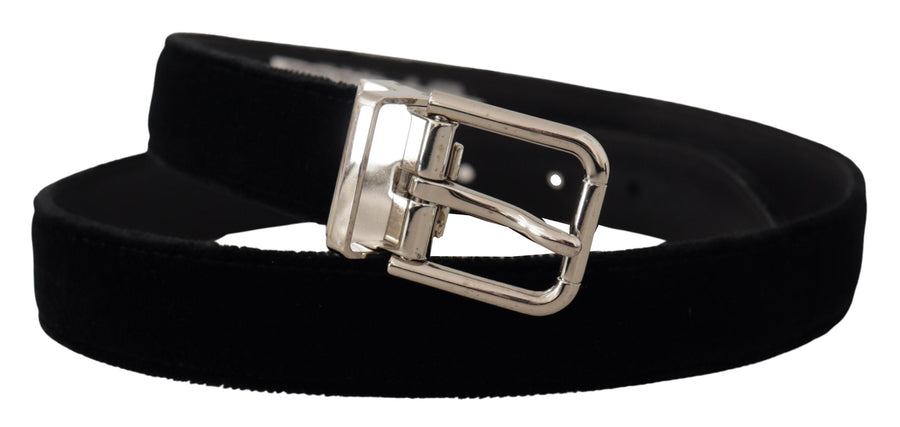 Dolce & Gabbana Grosgrain belt in black