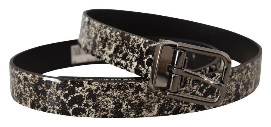 Dolce & Gabbana Leather belt in black
