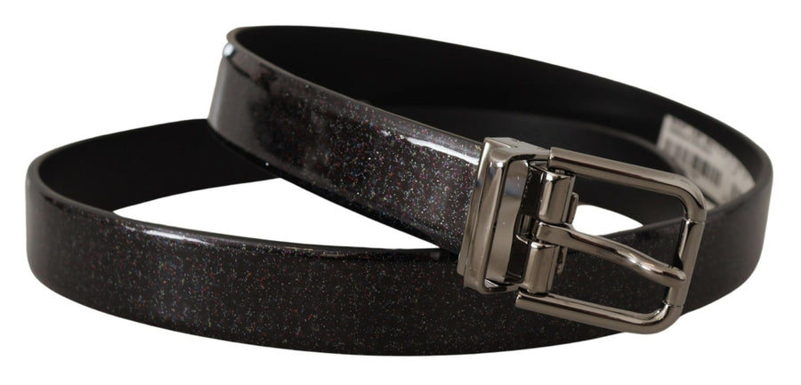 Dolce & Gabbana Vernice belt in black