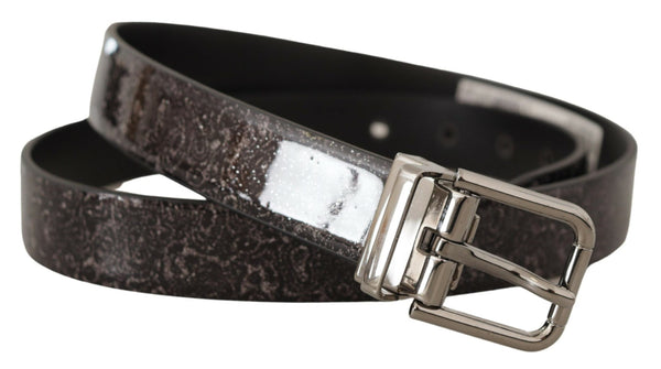 Dolce & Gabbana Vernice belt in black