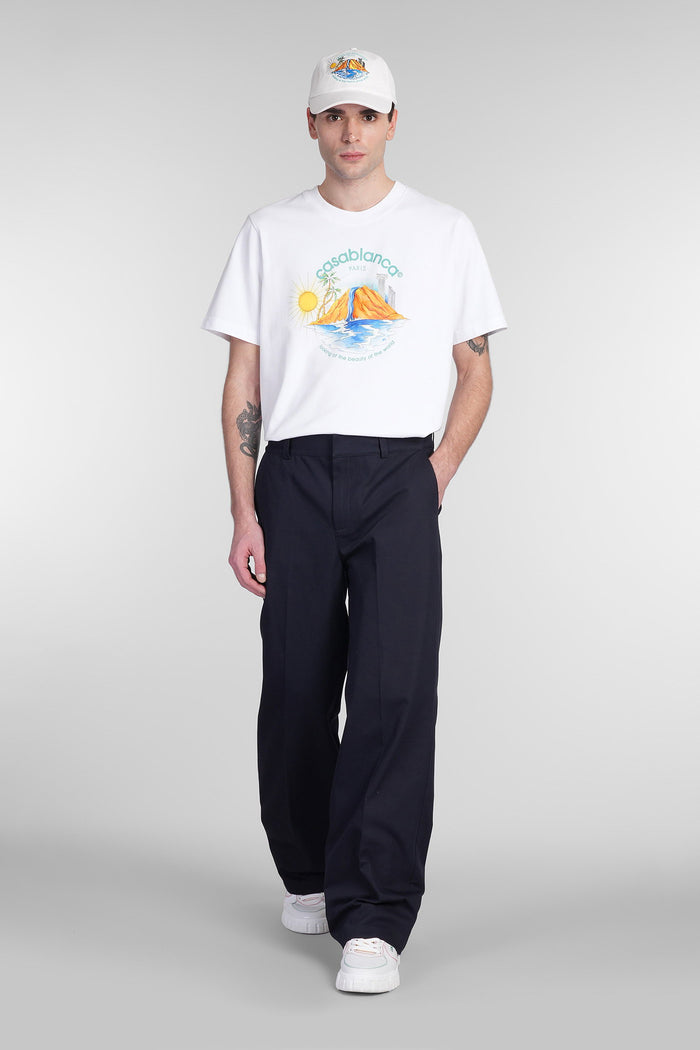 T-Shirt in white cotton Abbigliamento