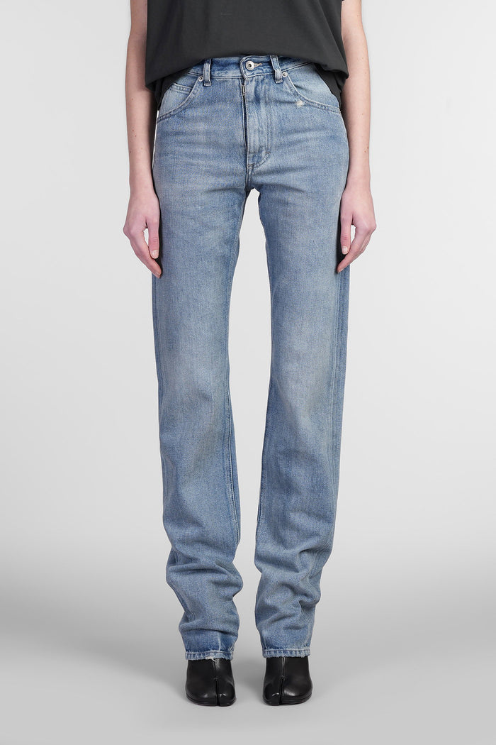 Jeans in blue denim Abbigliamento