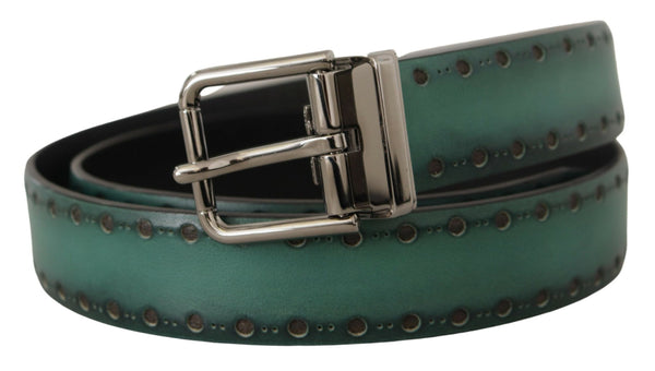 Dolce & Gabbana Leather belt in green