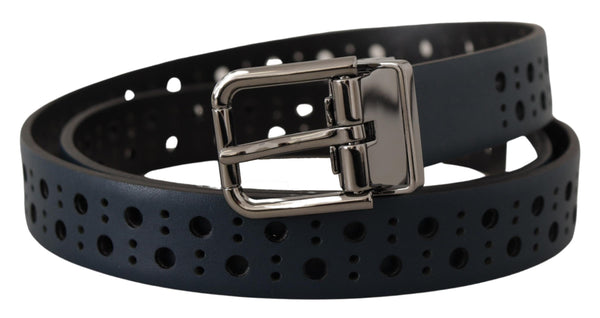 Dolce & Gabbana Leather belt in navy