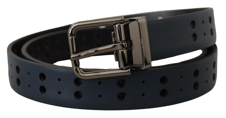Dolce & Gabbana Leather belt in blue