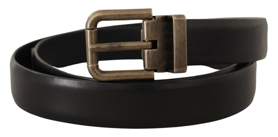 Dolce & Gabbana Calf Leather belt in black