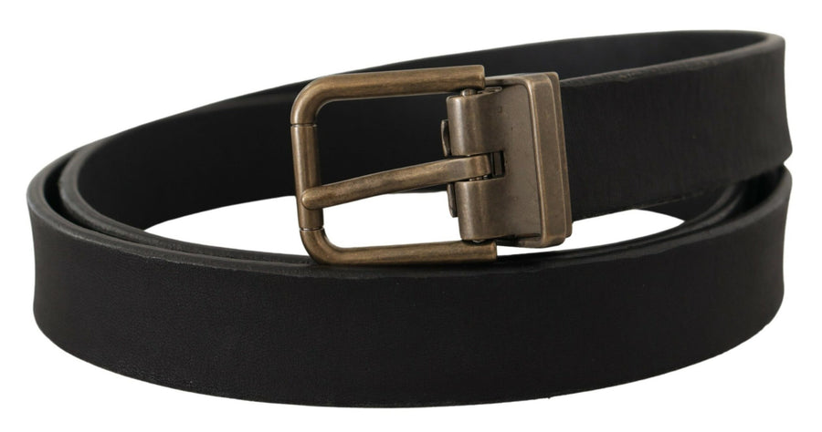 Dolce & Gabbana Leather belt in black