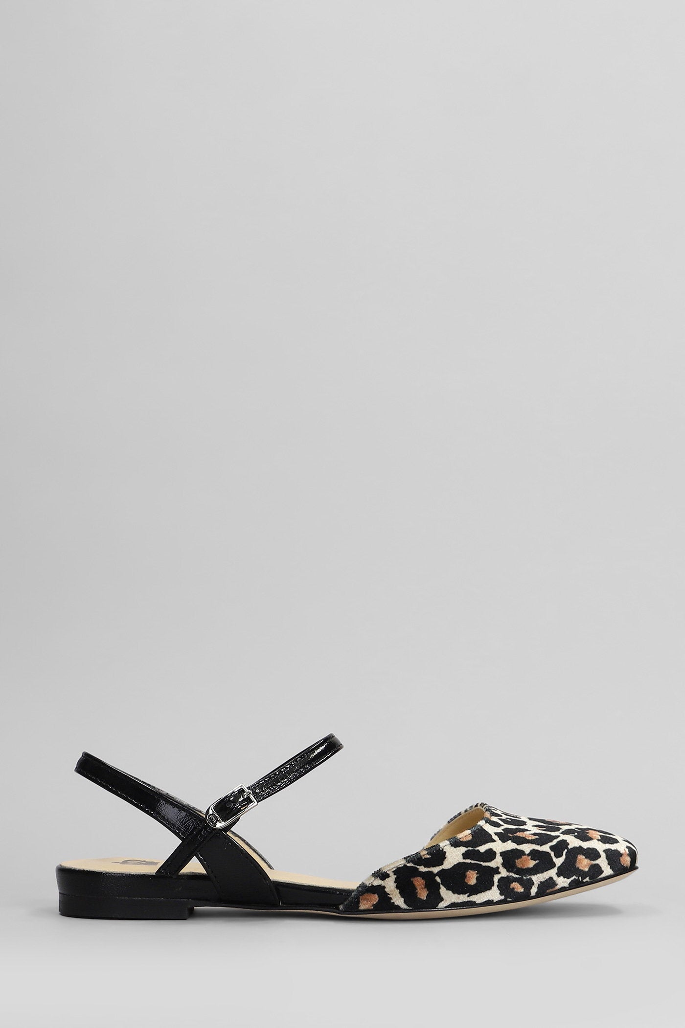Ballet flats in Animalier leather Scarpe