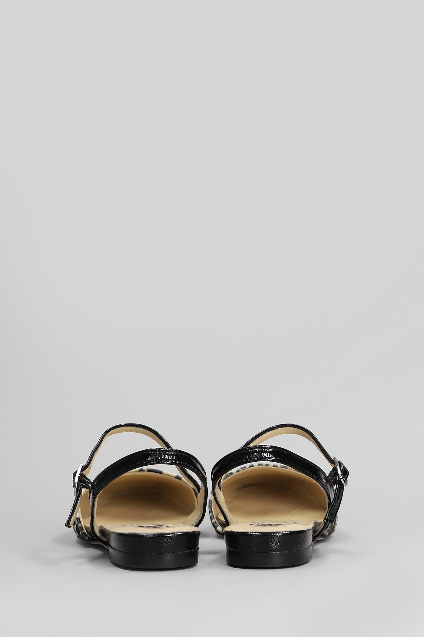 Ballet flats in Animalier leather Scarpe