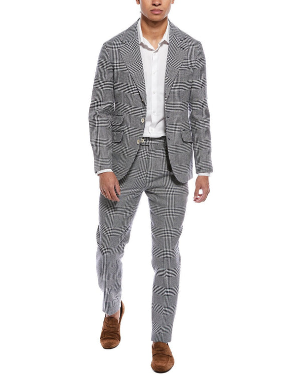 Brunello Cucinelli Mens Suit Mg497ldwh_c036 Blue