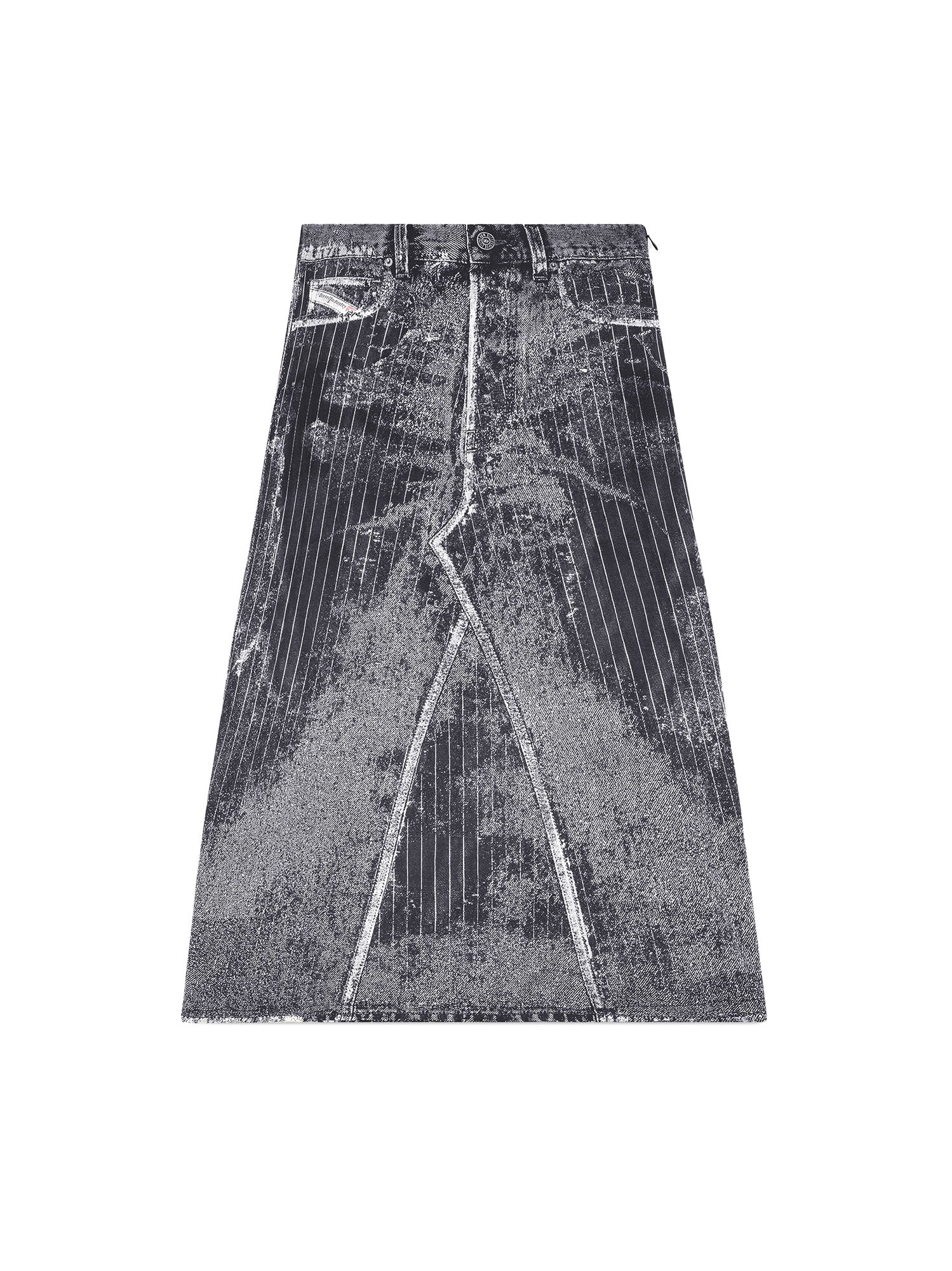 Diesel Skirts Black Viscosa Elastane