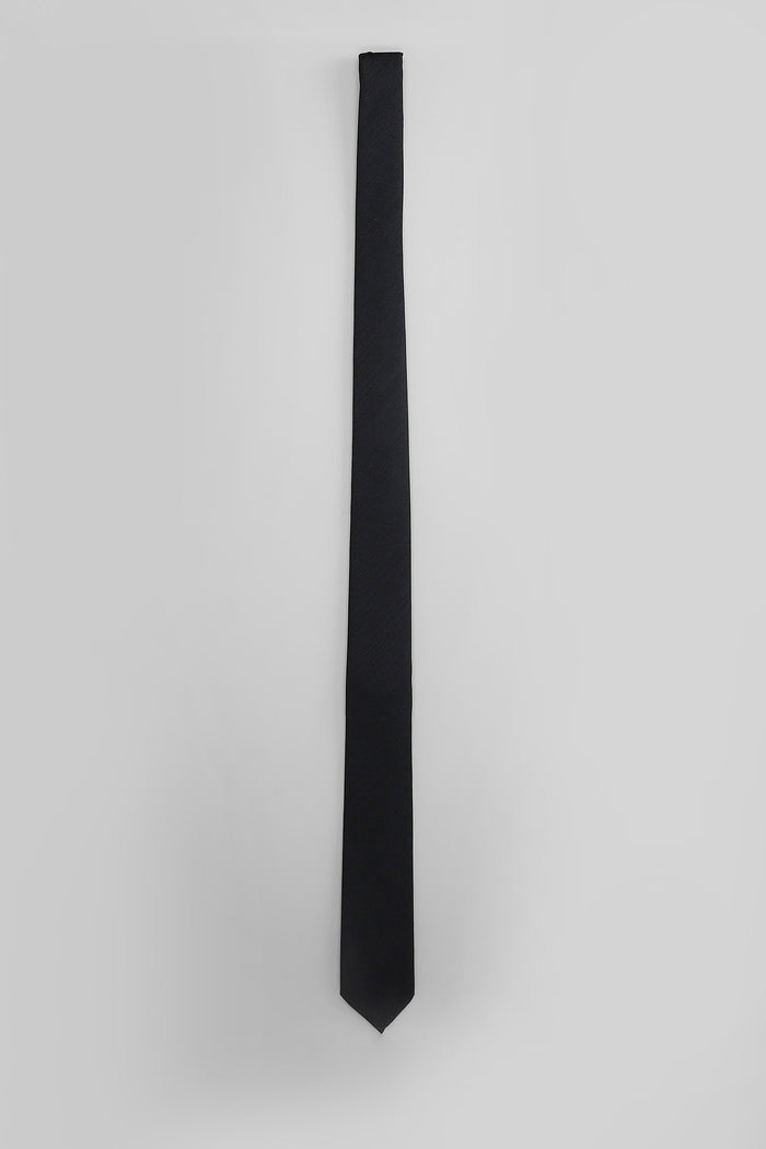 Tie in black silk Accessori