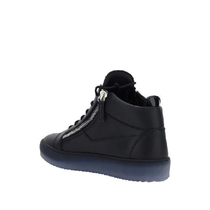 May London Sneakers Black Calf Leather
