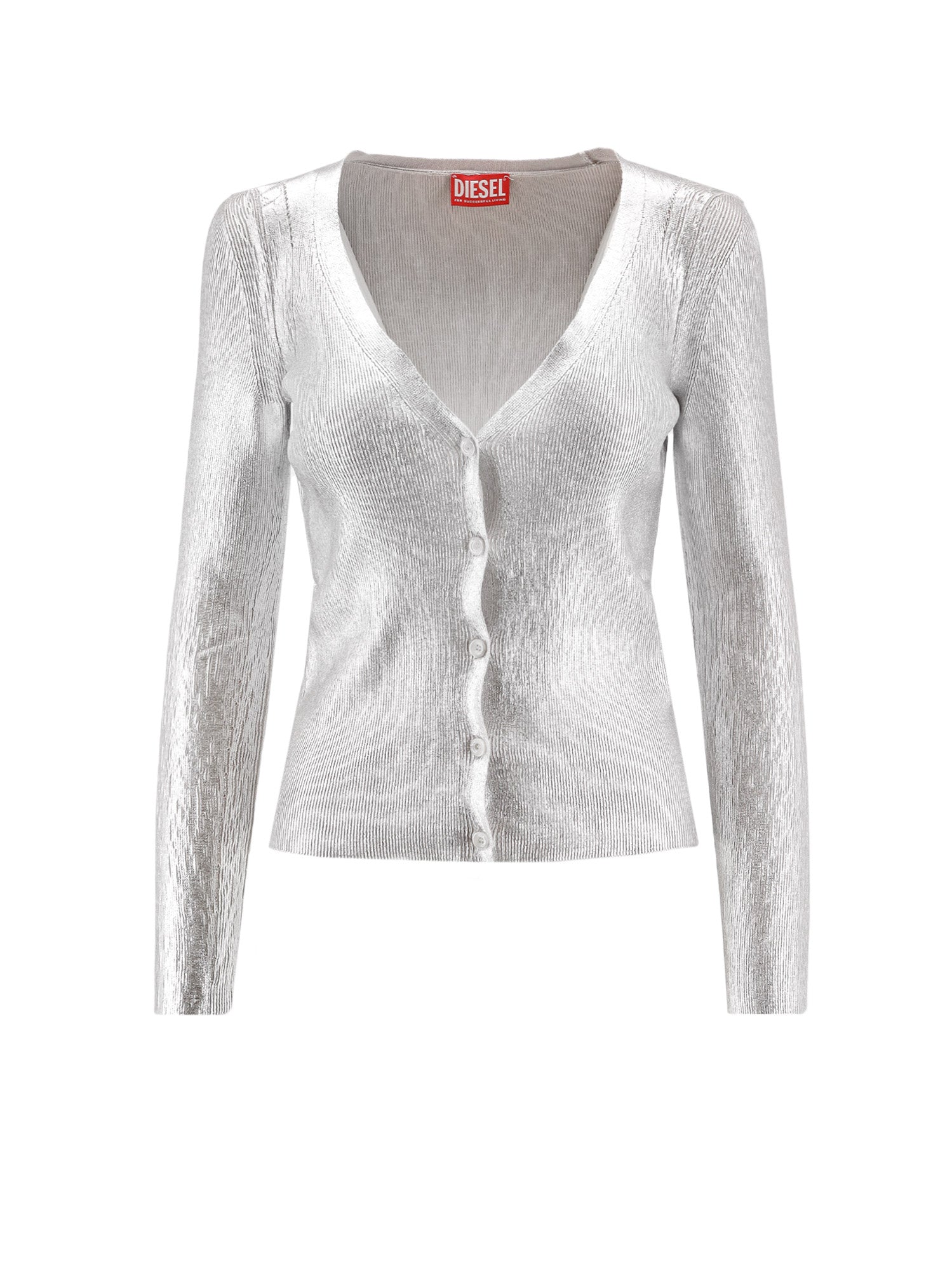 Diesel Sweaters Silver Cotone