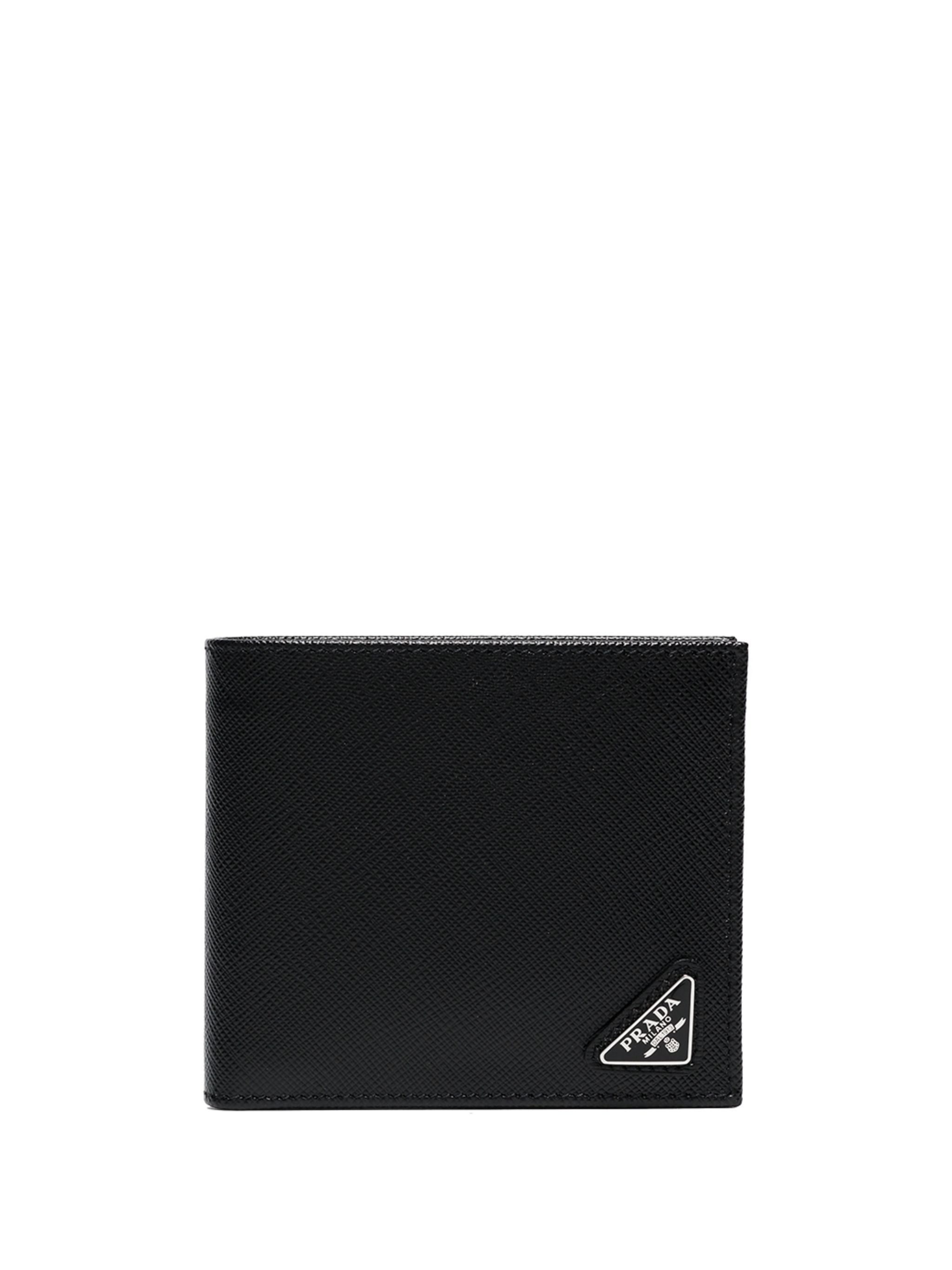 Portafoglio Grande Orizzontale Black Leather |