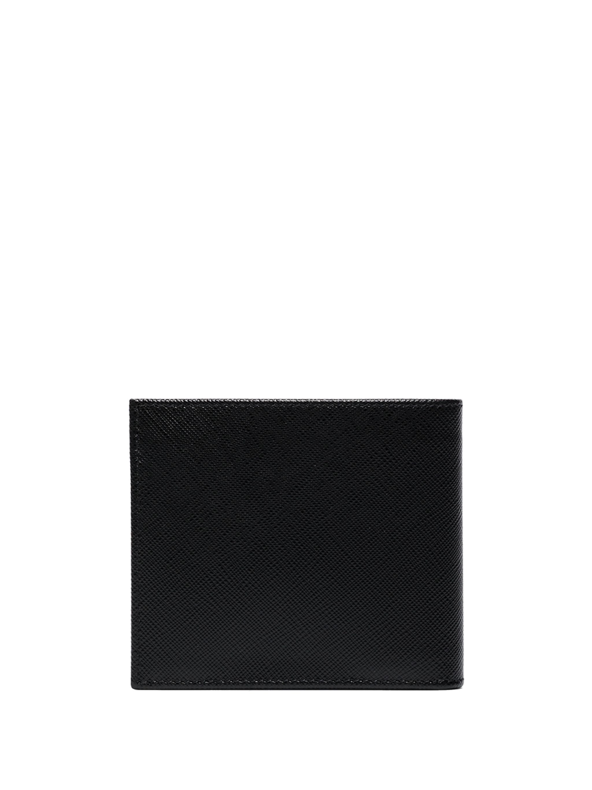 Portafoglio Grande Orizzontale Black Leather |