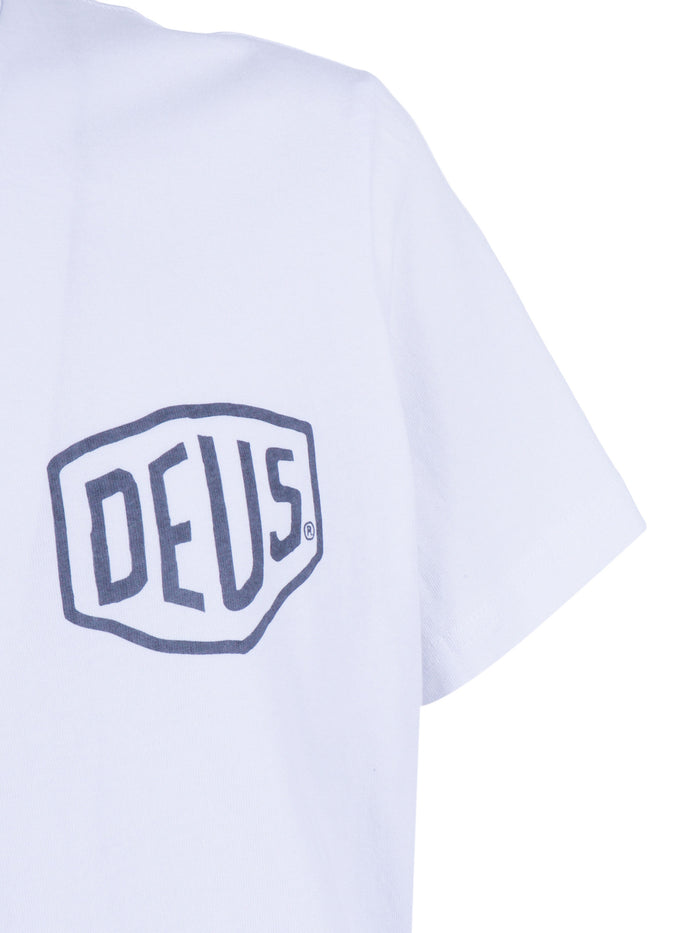 Harajuku Address Tee White Organic Cotton Short Sleeves T-shirt