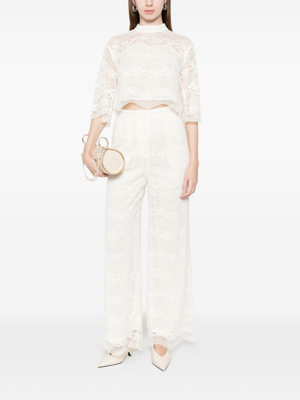 Twin-Set Rtw White Tes:vi Pa Co Fod:pl