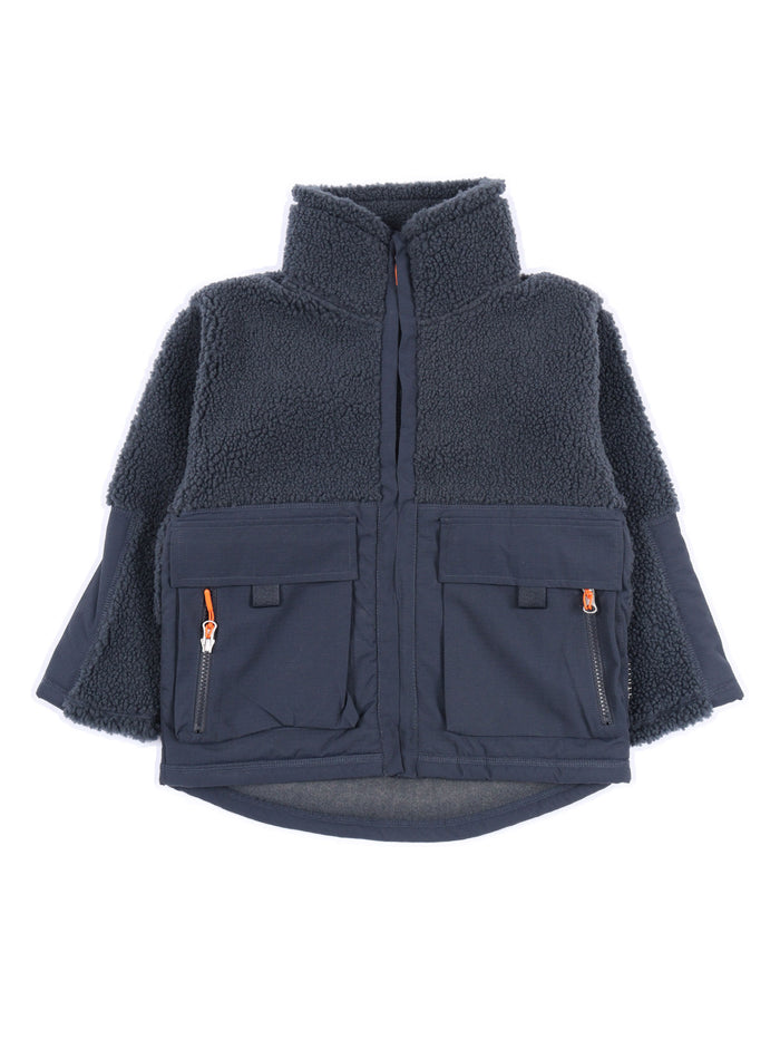 Utha Fleece Jackets Blue Heavy