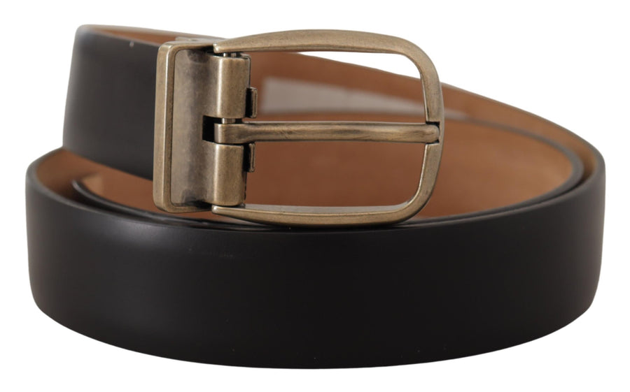 Dolce & Gabbana Leather belt in black