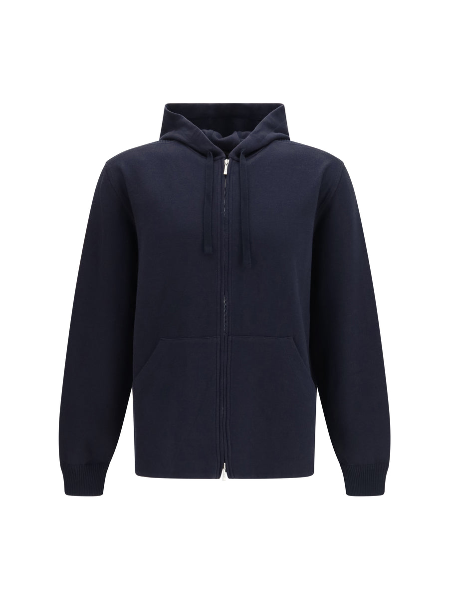 Hooded Sweatshirt Whitney Navy Blue General Cotton Padded & Down Jackets