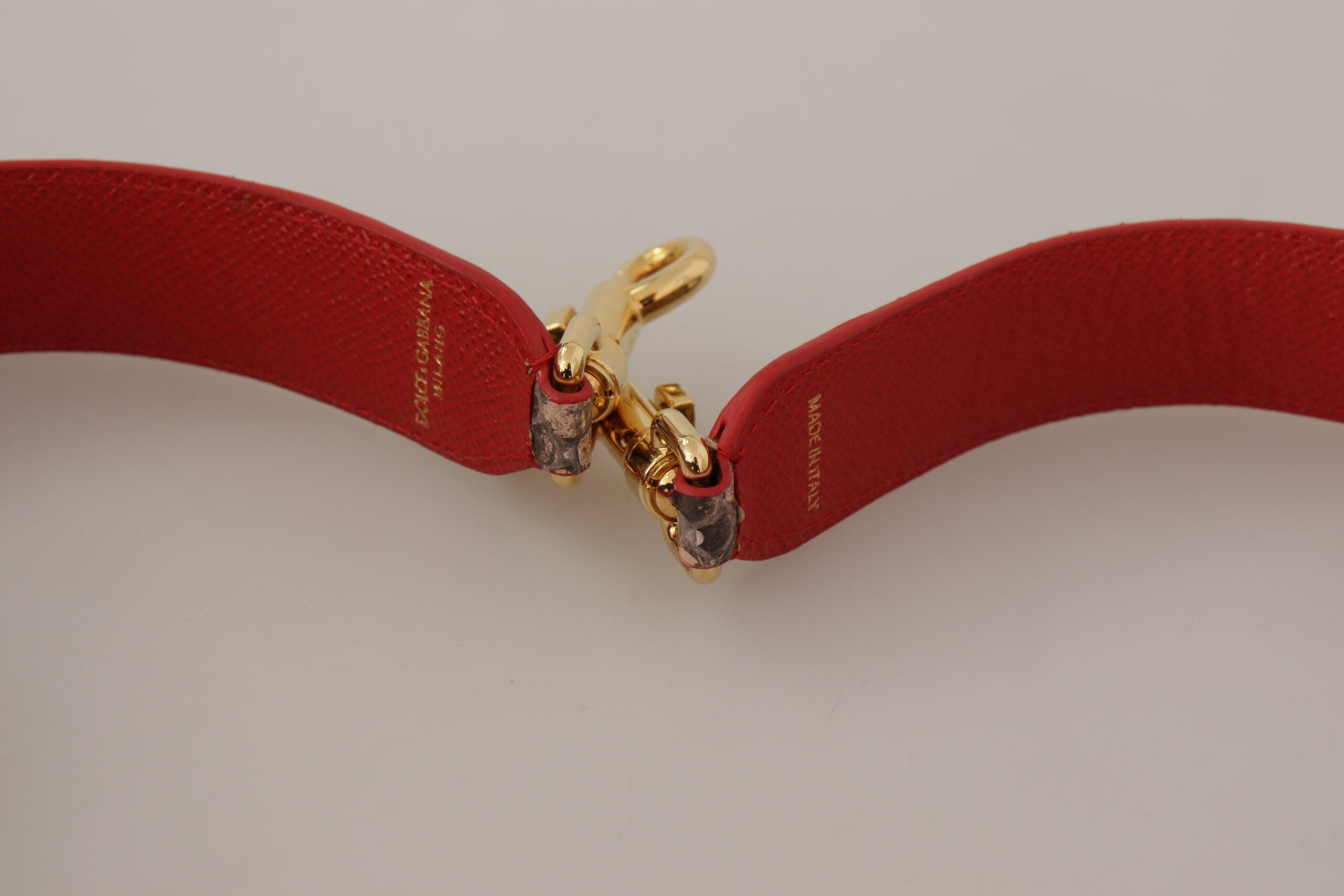 Brown Python Leather Crystals Shoulder Strap Bag
