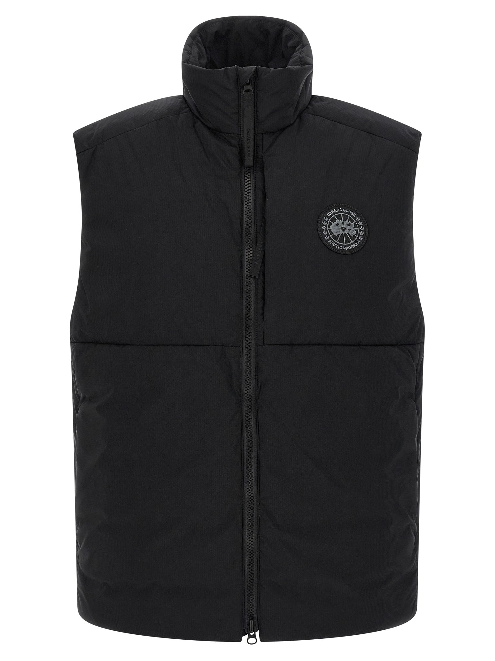Lodge vest Black Polyamide Gilet
