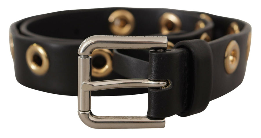 Dolce & Gabbana Leather belt in black