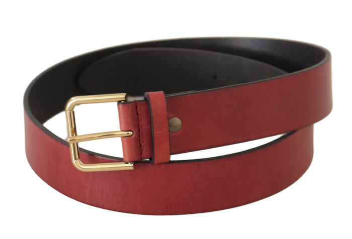 Dolce & Gabbana Leather belt in red — view 2