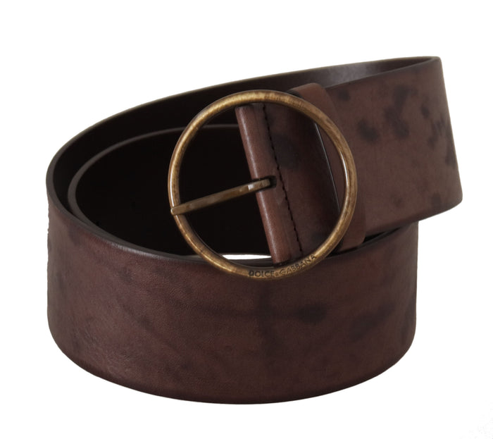 Dolce & Gabbana Leather belt in brown — view 2