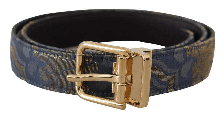 Dolce & Gabbana Leather belt in navy