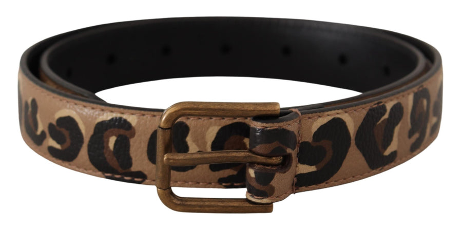 Dolce & Gabbana Leather belt in brown