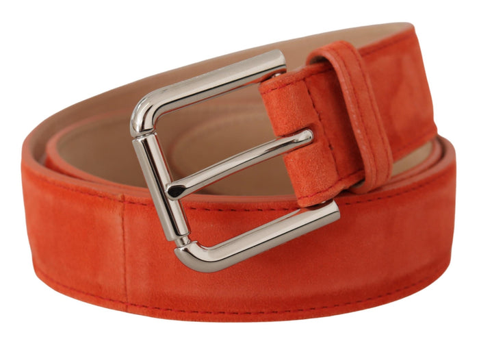 Dolce & Gabbana Suede belt in orange — view 2