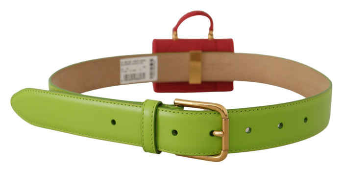 Dolce & Gabbana Leather belt in green