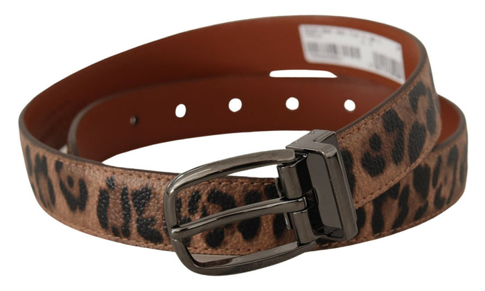 Dolce & Gabbana Leather belt in brown — view 2