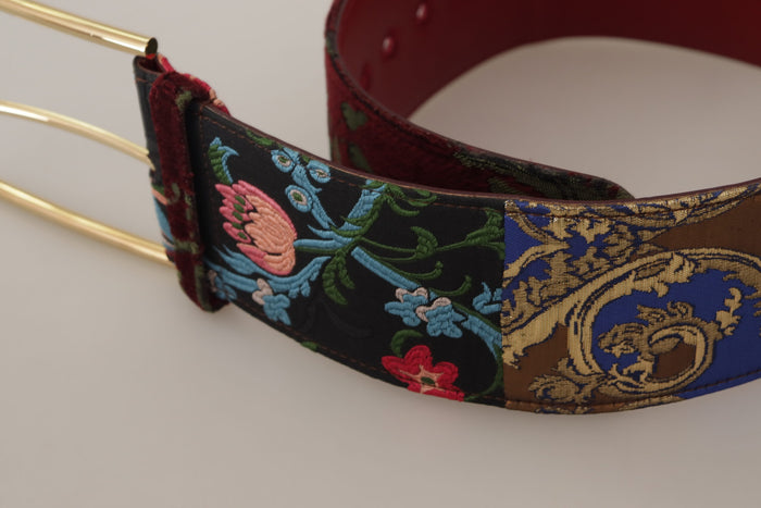 Dolce & Gabbana Leather belt in red — view 2