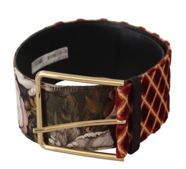 Dolce & Gabbana Canvas belt in multicolor