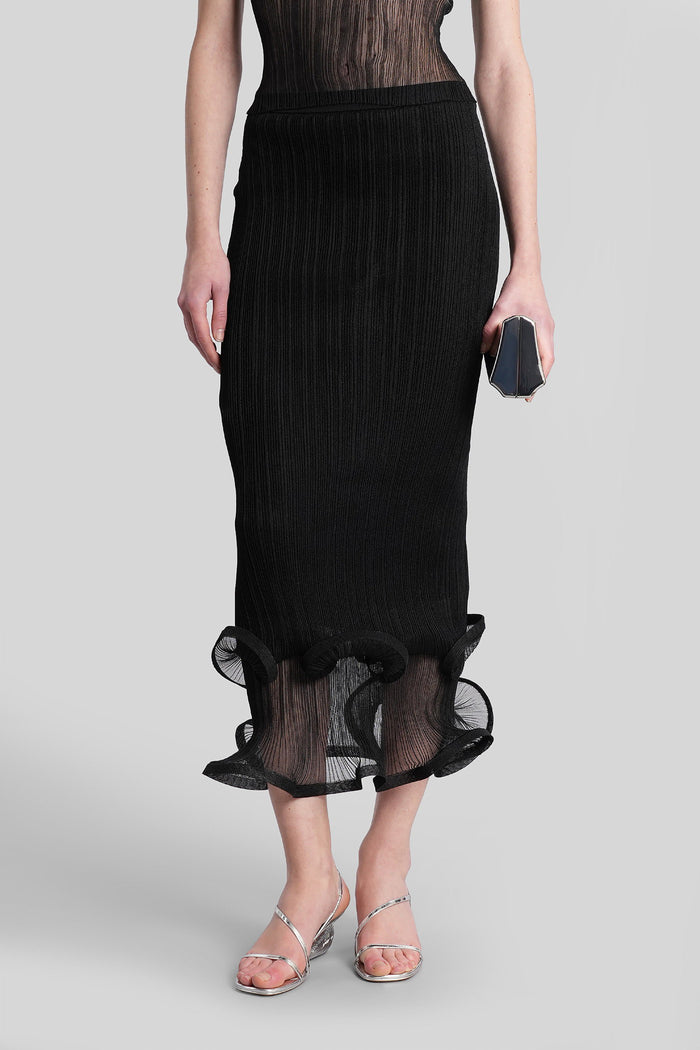 Kelso Skirt in black polyester Abbigliamento