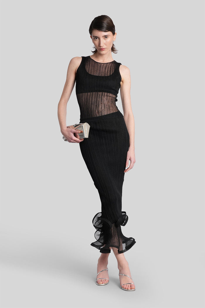 Kelso Skirt in black polyester Abbigliamento