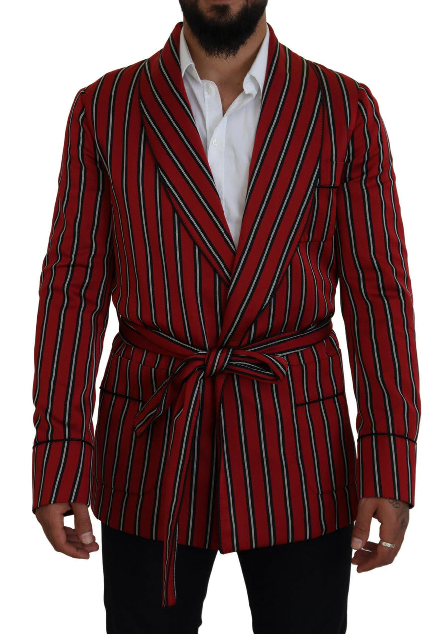 Dolce & Gabbana 90% Polyester blazer in red