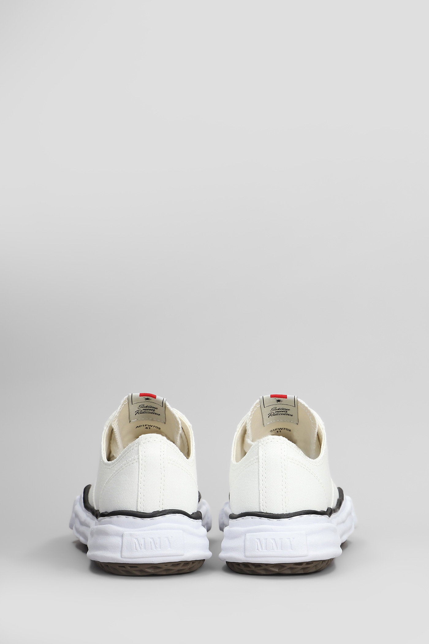 Peterson Low Sneakers White Cotton Scarpe