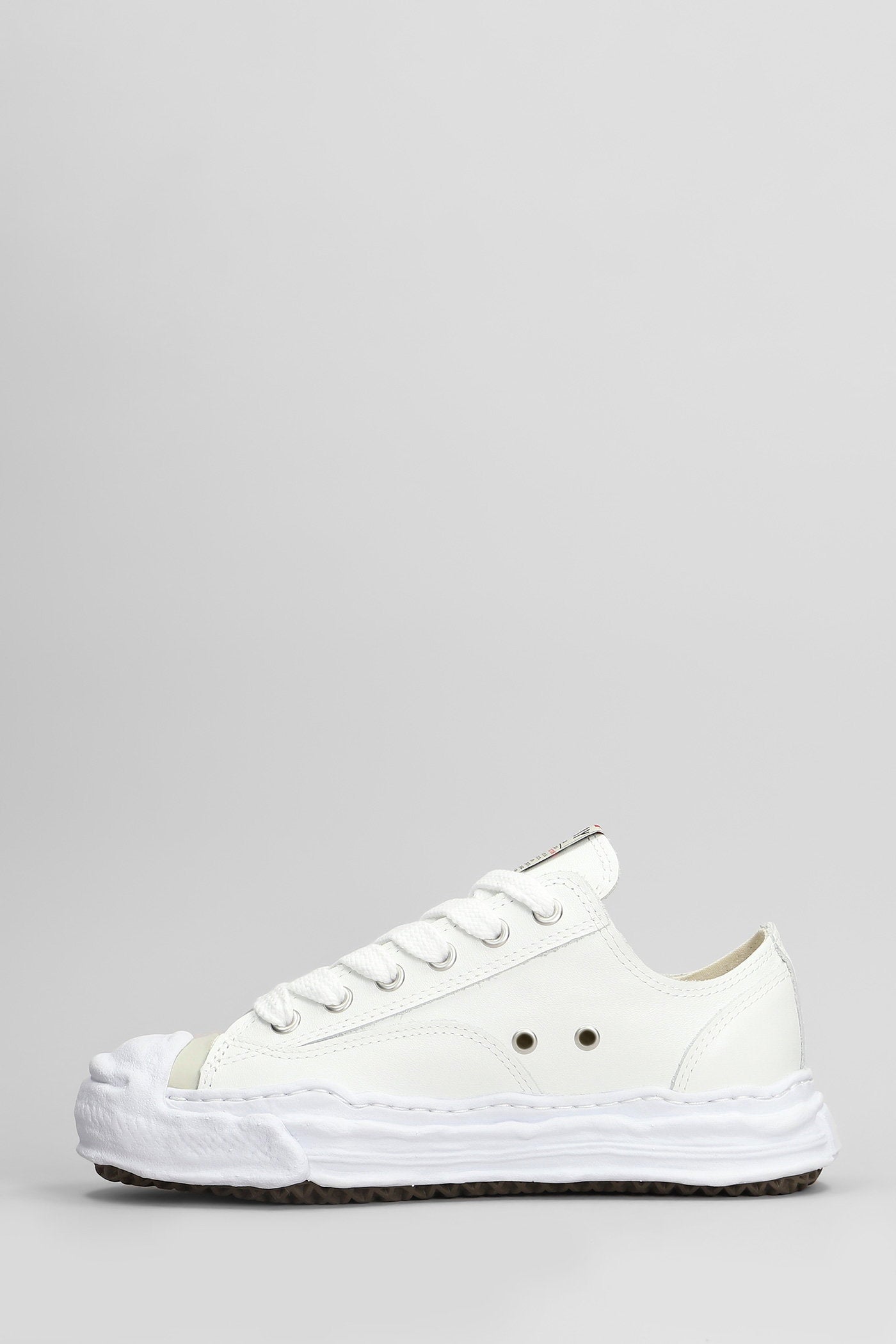 Hank low Sneakers in white leather Scarpe