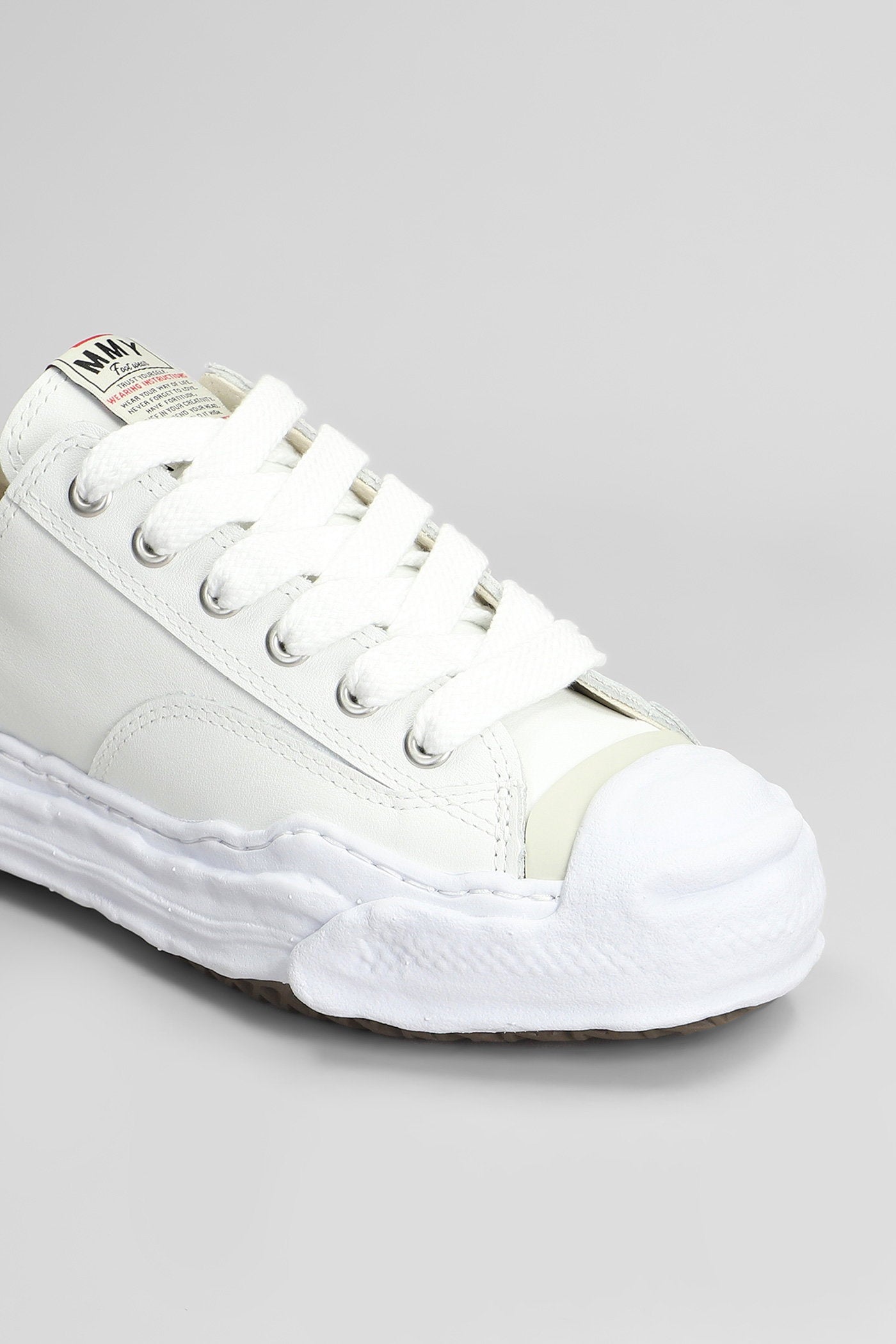 Hank low Sneakers in white leather Scarpe