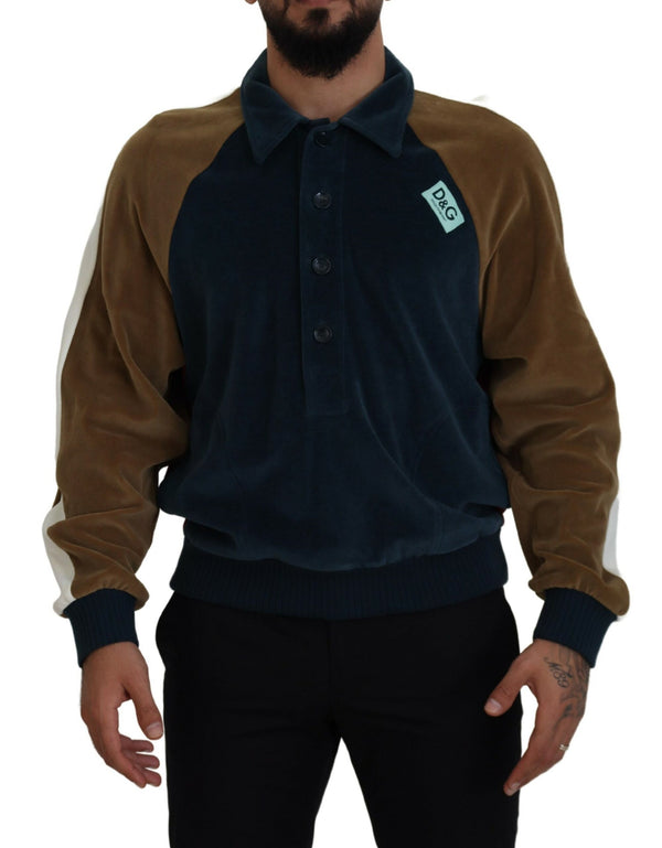 Dolce & Gabbana 80% Cotton shirt in navy