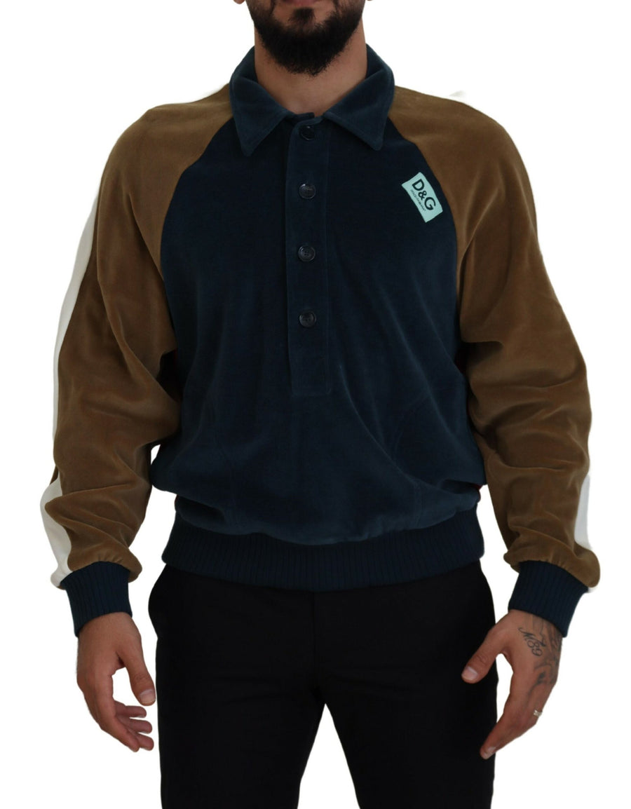 Dolce & Gabbana 80% Cotton shirt in navy