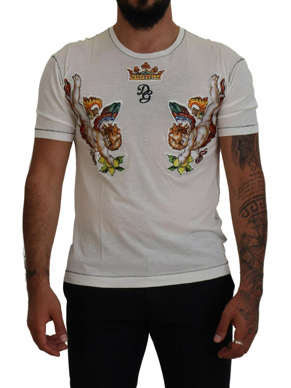 Dolce & Gabbana 72% Cotton t-shirt in white