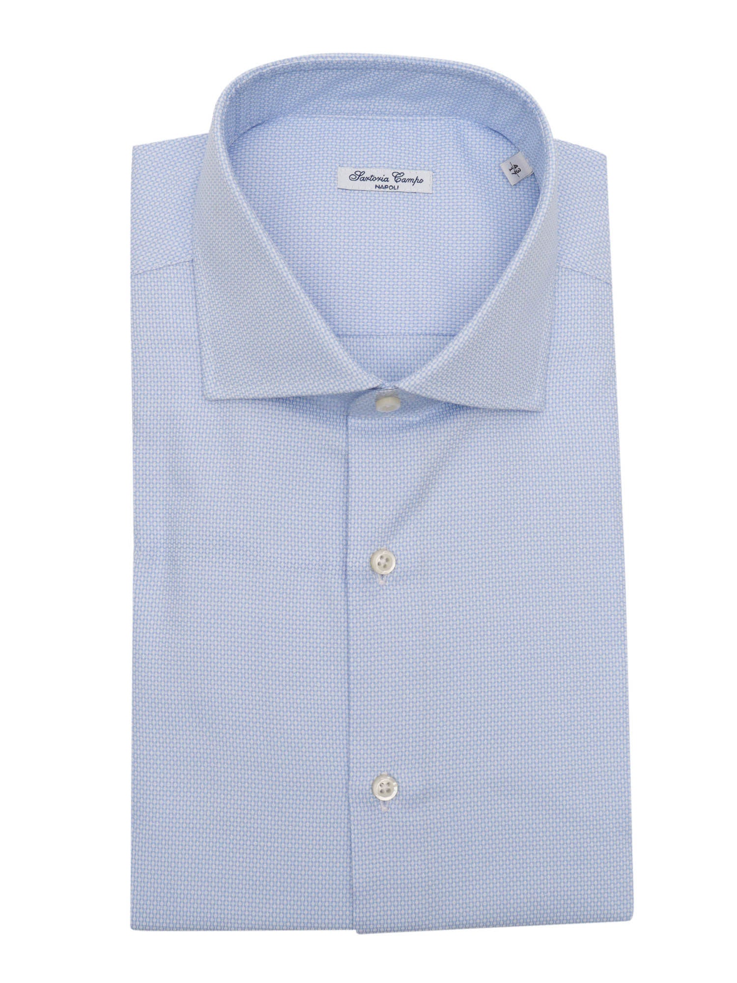 Mens Shirt Light Blue Cotton