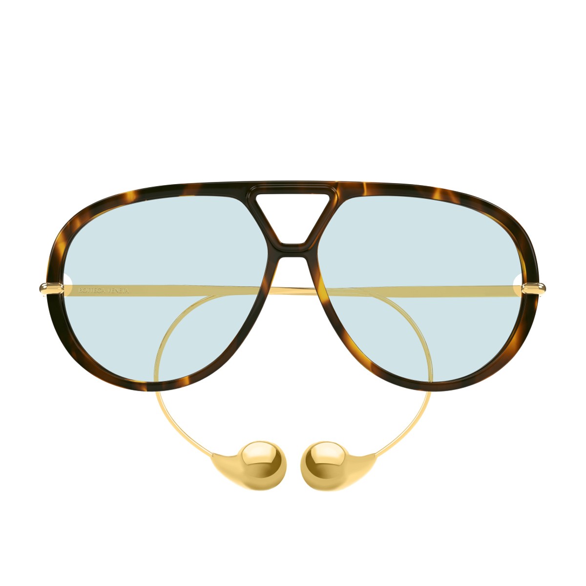 Bottega Veneta Bv1273s Linea Unapologetic Brown Acetato/metallo Sunglasses